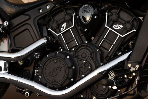 Indian Scout Sixty Engine View