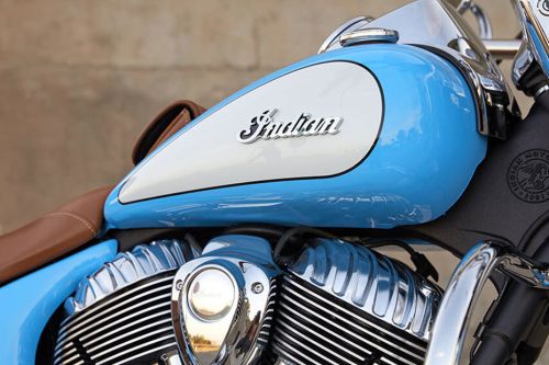 Indian Chief Vintage Fuel Tank View