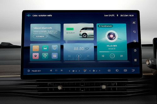layar sentuh Cloud EV