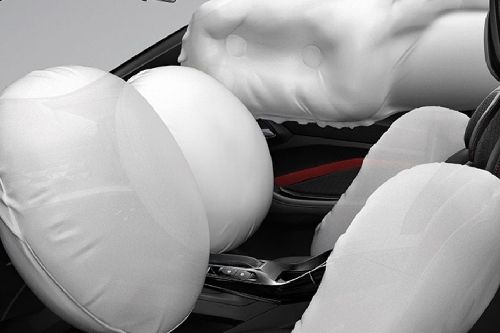 Tampak airbag MG 5 GT