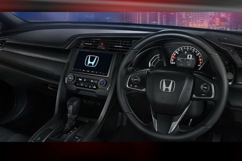Dashboard View of Civic Hatchback