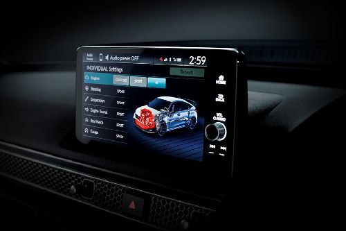 Civic Type R touch screen