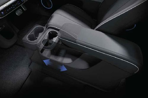 Tampak samping cup holder Ioniq 5