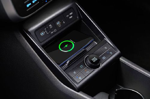 konsol tengah Kona Electric