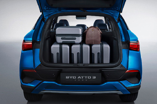 Tampak bagasi Atto 3 terbuka