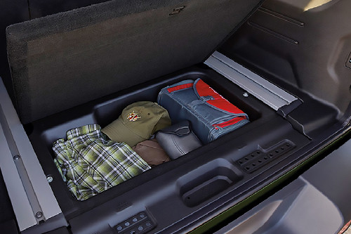 Tampak bagasi Wrangler