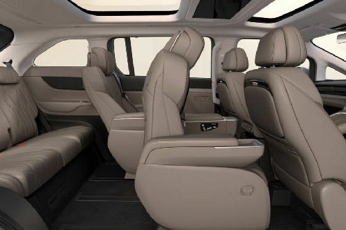 XPENG X9 Front And Rear Seats Together