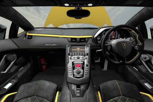 Dashboard View of Aventador