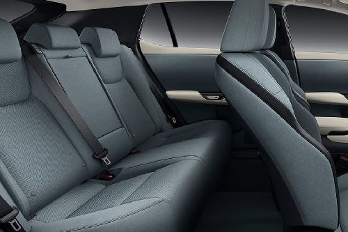 Kursi depan dan belakang Lexus RZ