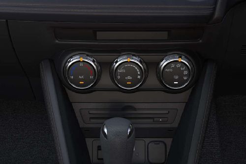 Front AC Controls of Mazda 2
