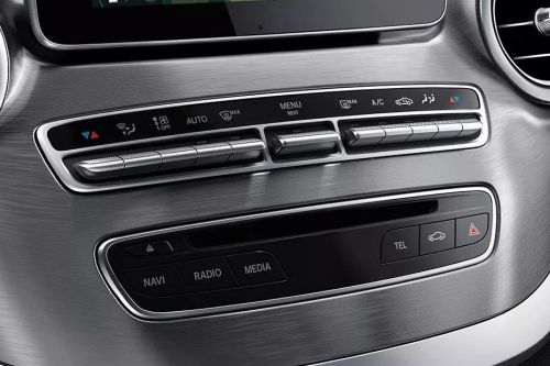 Front AC Controls of Mercedes Benz V-Class
