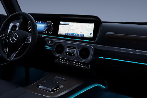 konsol tengah G-Class Electric