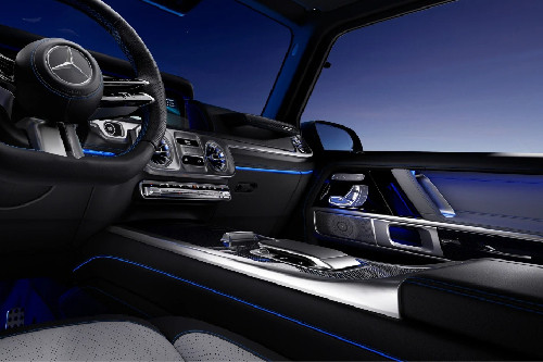 konsol tengah G-Class Electric