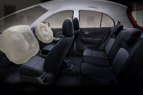 Tampak airbag Nissan March