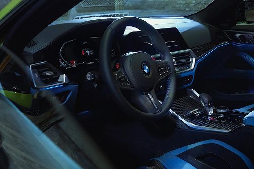 Dashboard View of M4 Coupe
