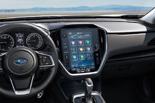 konsol tengah Crosstrek