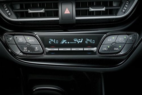 Front AC Controls of Toyota CHR