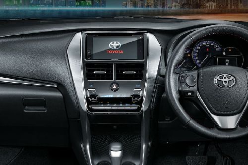 Front AC Controls of Toyota Yaris