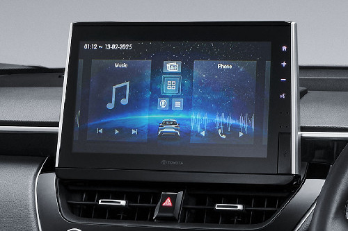 layar sentuh Corolla Cross