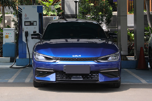 Tampak Depan Kia EV6