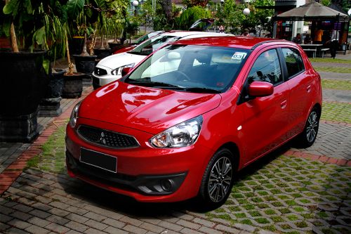 Tampak Depan Bawah Mitsubishi Mirage